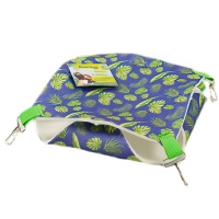 Bambini Pets Гамак подвесной из фетра для грызунов и хорьков Двухуровневый, 23 х 23 х 6 см