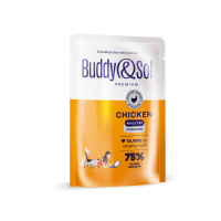 Buddy Sol пауч для стерилизованных кошек и котов, курица в соусе