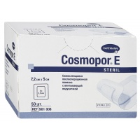 COSMOPOR E steril - Самоклеящиеся послеоперац. повязки: 7,2 х 5 см; 50 шт.