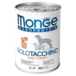 Monge Dog Monoprotein Solo консервы для собак паштет из индейки