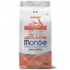 Monge Dog Monoprotein корм для собак всех пород лосось с рисом