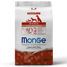 Monge Dog Speciality Puppy&Junior корм для щенков всех пород ягненок с рисом