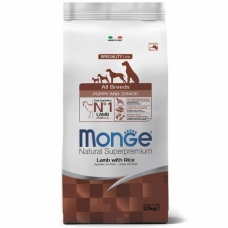 Monge Dog Speciality Puppy&Junior корм для щенков всех пород ягненок с рисом и картофелем 2,5 кг