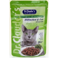Dr. Cluader's с курицей и уткой в желе, 100 г