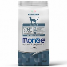 Monge Cat Sterilised корм для стерилизованных кошек 1,5 кг + подарок
