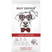 Best Dinner Sensible Medium&Maxi сухой корм для собак ср. и кр. пород Ягненок и томаты