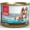 Blitz Starter Sensitive консервы для щенков, берем. и кормящих сук суфле Индейка с цукини, 200 г