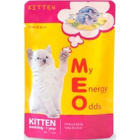 Ме-О Adult пауч для котят №1 Тунец в желе