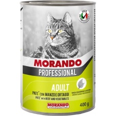 Morando Professional консервы для кошек паштет с Говядиной и овощами