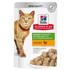 Влажный корм Hill's Science Plan Senior Vitality для пожилых кошек (7+), 85 г